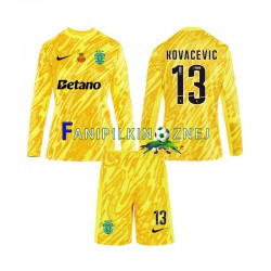 Koszulka Sporting CP Kovacevic 13 Bramkarska 2024-2025 Trzeci Długie Rękawy ,Dziecięca