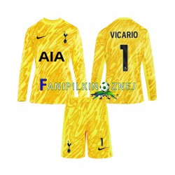 Koszulka Tottenham Hotspur Vicario 1 Bramkarska 2024-2025 Domowa Długie Rękawy ,Dziecięca