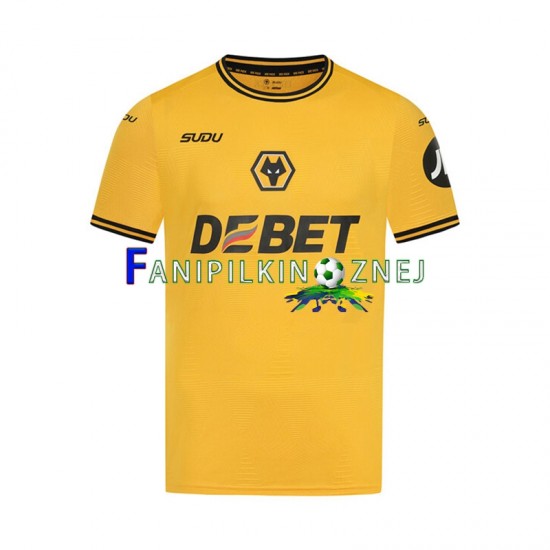 Koszulka Wolverhampton Wanderers 2024-2025 Domowa Krótkie Rękawy ,Męska Koszulka Wolverhampton Wanderers 2024-2025 Domowa Krótkie Rękawy ,Męska
