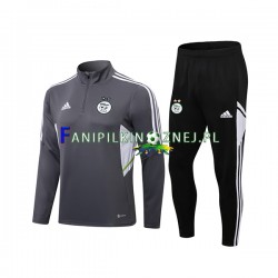 Reprezentacji Algierii Szary Komplet Bluzy Treningowe 2022-2023