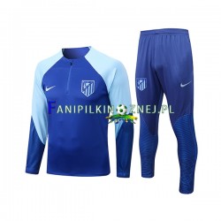 Atlético Madryt Niebieski Komplet Bluzy Treningowe 2022-2023 SKU001