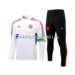 Bayern Monachium Biały Komplet Bluzy Treningowe 2022-2023