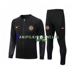 Chelsea Czarny Dres Treningowy 2022-2023