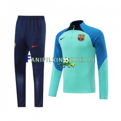 FC Barcelona Zielony Komplet Bluzy Treningowe 2022-2023