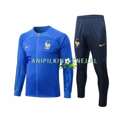 Reprezentacji Francji Niebieski Dres Treningowy 2022-2023