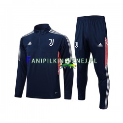 Juventus Niebieski Komplet Bluzy Treningowe 2022-2023 SKU001