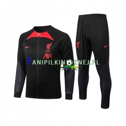 Liverpool Czarny Dres Treningowy 2022-2023