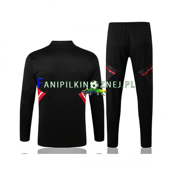 Manchester United Czarny Komplet Bluzy Treningowe 2022-2023