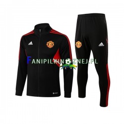 Manchester United Czarny Dres Treningowy 2022-2023