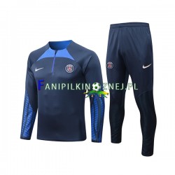 Paris Saint-Germain Niebieski Komplet Bluzy Treningowe 2022-2023 SKU001