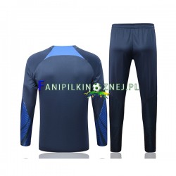 Paris Saint-Germain Niebieski Komplet Bluzy Treningowe 2022-2023 SKU001