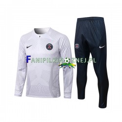 Paris Saint-Germain Biały Komplet Bluzy Treningowe 2022-2023