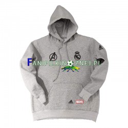 Real Madryt Szary Sweter z Kapturem 2022-2023 ,Męska