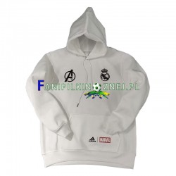 Real Madryt Biały Sweter z Kapturem 2022-2023 ,Męska