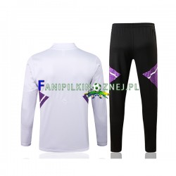 Real Madryt Biały Komplet Bluzy Treningowe 2022-2023