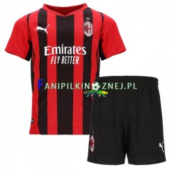Koszulka AC Milan 2021-2022 Domowa Krótkie Rękawy ,Dziecięca