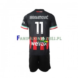 Koszulka AC Milan Ibrahimovic 11 2022-2023 Domowa Krótkie Rękawy ,Dziecięca