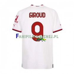 Koszulka AC Milan Olivier Giroud 9 2022-2023 Wyjazdowa Krótkie Rękawy ,Męska