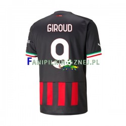 Koszulka AC Milan Olivier Giroud 9 2022-2023 Domowa Krótkie Rękawy ,Męska
