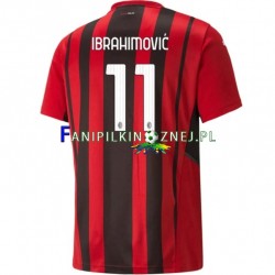 Koszulka AC Milan Zlatan Ibrahimovic 11 2021-2022 Domowa Krótkie Rękawy ,Męska