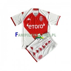 Koszulka AS Monaco 2022-2023 Domowa Krótkie Rękawy ,Dziecięca