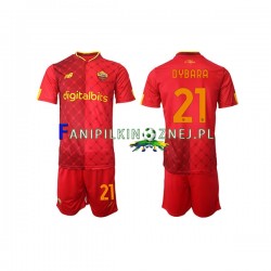 Koszulka AS Roma Paulo Dybala 21 2022-2023 Domowa Krótkie Rękawy ,Dziecięca
