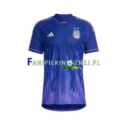 Koszulka Reprezentacji Argentyny Mistrzostwa Świata 2022 Wyjazdowa Krótkie Rękawy ,Męska