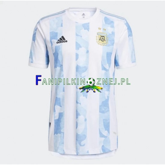 Koszulka Reprezentacji Argentyny 2021 Domowa Krótkie Rękawy ,Męska