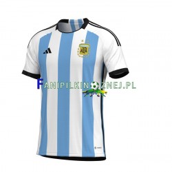 Koszulka Reprezentacji Argentyny Mistrzostwa Świata 2022 Domowa Krótkie Rękawy ,Męska