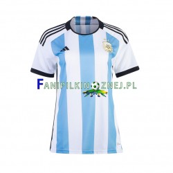 Koszulka Reprezentacji Argentyny Mistrzostwa Świata 2022 Domowa Krótkie Rękawy ,Damska