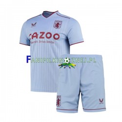 Koszulka Aston Villa 2022-2023 Wyjazdowa Krótkie Rękawy ,Dziecięca