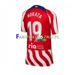 Koszulka Atlético Madryt Alvaro Morata 19 2022-2023 Domowa Krótkie Rękawy ,Męska