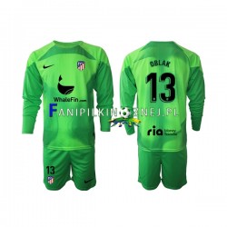 Koszulka Atlético Madryt Jan Oblak 13 Bramkarska 2022-2023 Domowa Długie Rękawy ,Dziecięca