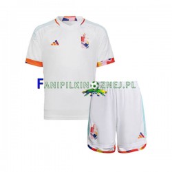Koszulka Reprezentacji Belgii Mistrzostwa Świata 2022 Wyjazdowa Krótkie Rękawy ,Dziecięca