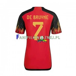 Koszulka Reprezentacji Belgii De Bruyne 7 Mistrzostwa Świata 2022 Domowa Krótkie Rękawy ,Męska