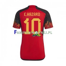 Koszulka Reprezentacji Belgii Hazard 10 Mistrzostwa Świata 2022 Domowa Krótkie Rękawy ,Męska