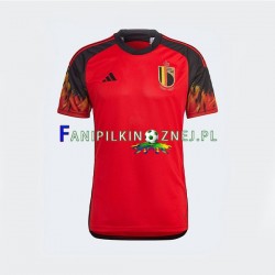 Koszulka Reprezentacji Belgii Mistrzostwa Świata 2022 Domowa Krótkie Rękawy ,Męska