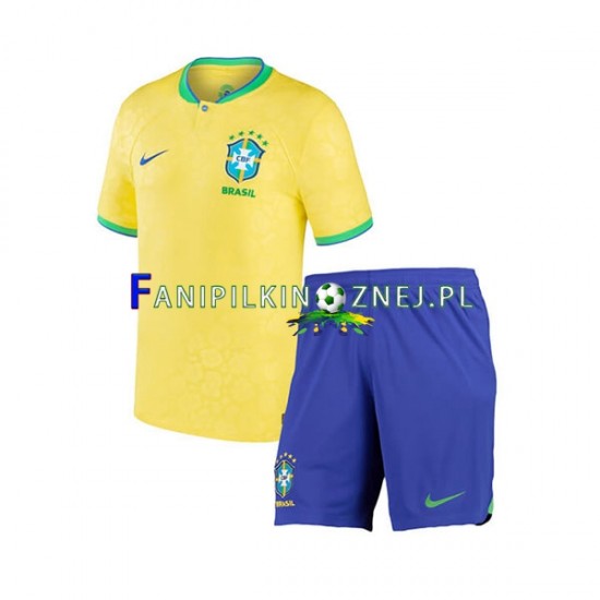 Koszulka Reprezentacji Brazylii Mistrzostwa Świata 2022 Domowa Krótkie Rękawy ,Dziecięca Koszulka Reprezentacji Brazylii Mistrzostwa Świata 2022 Domowa Krótkie Rękawy ,Dziecięca