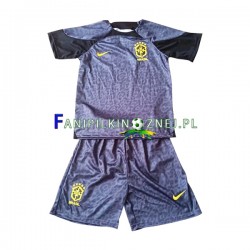 Koszulka Reprezentacji Brazylii Bramkarska Mistrzostwa Świata 2022 Domowa Krótkie Rękawy ,Dziecięca