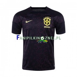 Koszulka Reprezentacji Brazylii Bramkarska Mistrzostwa Świata 2022 Domowa Krótkie Rękawy ,Męska