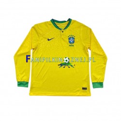 Koszulka Reprezentacji Brazylii Mistrzostwa Świata 2022 Domowa Długie Rękawy ,Męska