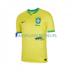 Koszulka Reprezentacji Brazylii Mistrzostwa Świata 2022 Domowa Krótkie Rękawy ,Męska