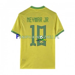Koszulka Reprezentacji Brazylii Neymar JR 10 Mistrzostwa Świata 2022 Domowa Krótkie Rękawy ,Męska
