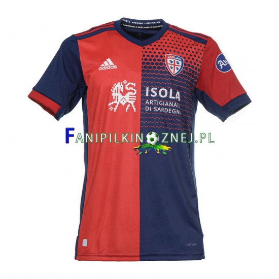 Koszulka Cagliari 2021-2022 Domowa Krótkie Rękawy ,Męska Koszulka Cagliari 2021-2022 Domowa Krótkie Rękawy ,Męska