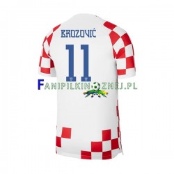 Koszulka Reprezentacji Chorwacji Brozovic 11 Mistrzostwa Świata 2022 Domowa Krótkie Rękawy ,Męska