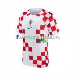 Koszulka Reprezentacji Chorwacji Mistrzostwa Świata 2022 Domowa Krótkie Rękawy ,Męska