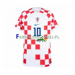 Koszulka Reprezentacji Chorwacji Modrić 10 Mistrzostwa Świata 2022 Domowa Krótkie Rękawy ,Męska