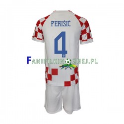Koszulka Reprezentacji Chorwacji Perisic 4 Mistrzostwa Świata 2022 Domowa Krótkie Rękawy ,Dziecięca