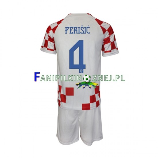 Koszulka Reprezentacji Chorwacji Perisic 4 Mistrzostwa Świata 2022 Domowa Krótkie Rękawy ,Dziecięca Koszulka Reprezentacji Chorwacji Perisic 4 Mistrzostwa Świata 2022 Domowa Krótkie Rękawy ,Dziecięca