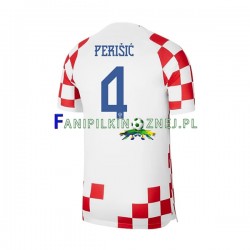 Koszulka Reprezentacji Chorwacji Perisic 4 Mistrzostwa Świata 2022 Domowa Krótkie Rękawy ,Męska